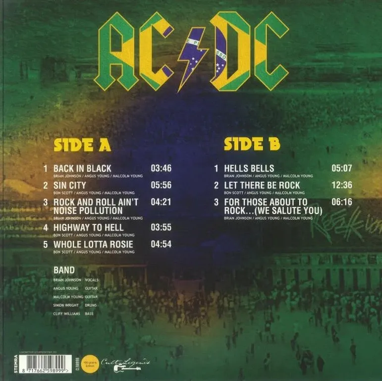 Виниловая пластинка AC/DC - Rock In Rio 85