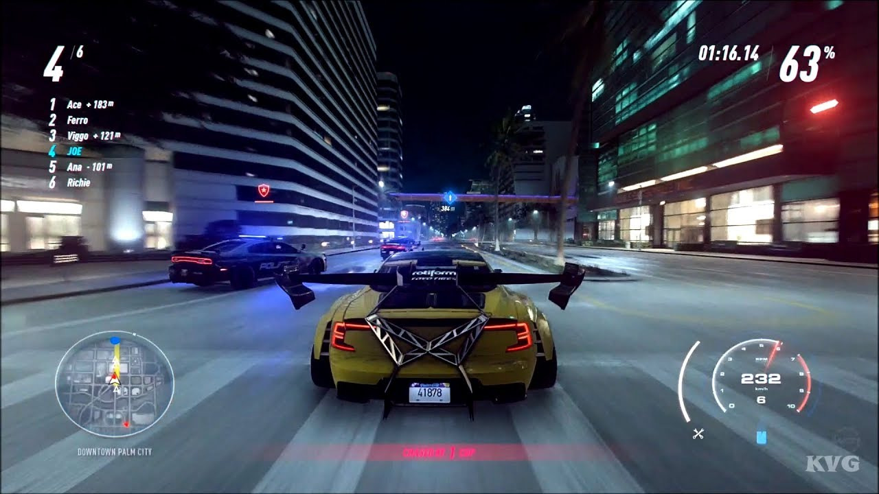 Игра Need for Speed Heat, русские субтитры (PS4)