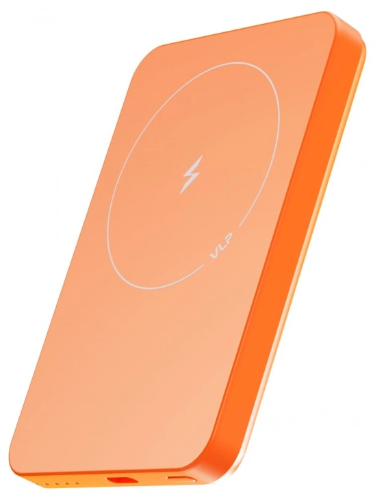 Внешний аккумулятор VLP LITE Power Snap 5000 mAh MagSafe 3A USB-C Оранжевый