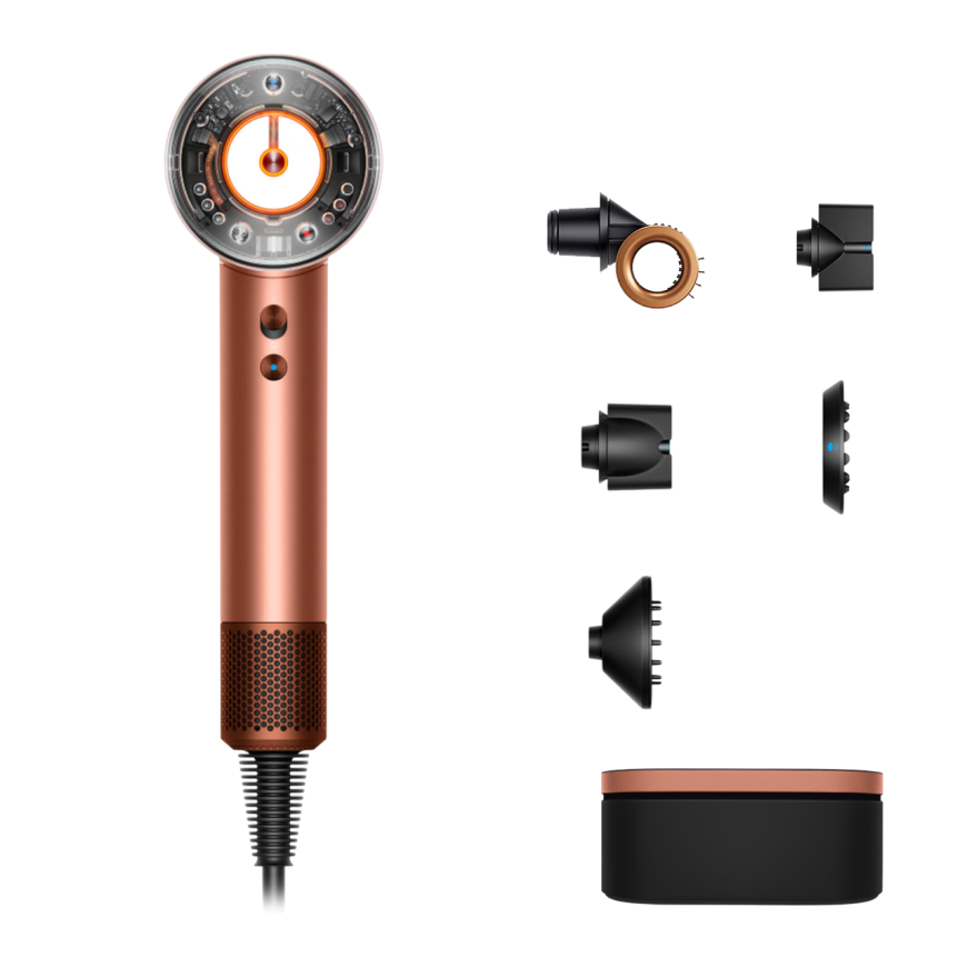 Фен Dyson Supersonic Nural HD16 Amber Silk с кейсом