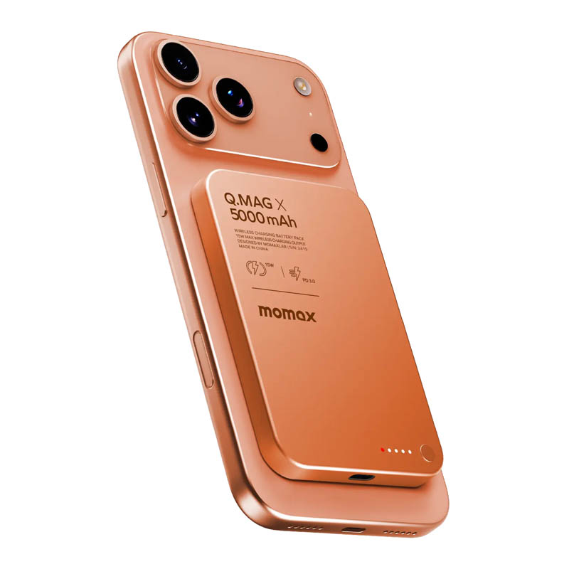Внешний аккумулятор Momax Q.Mag X Battery Pack 5000mAh Оранжевый