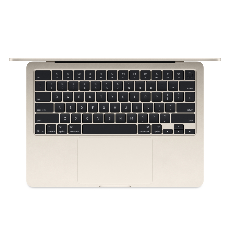 Ноутбук Apple MacBook Air 13" M4 (2025) 10C CPU/10C GPU, 16 ГБ RAM, 512 ГБ SSD, (Starlight | Сияющая звезда)
