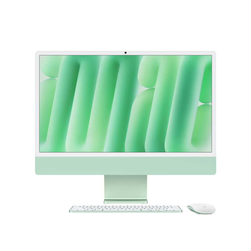 Моноблок Apple iMac 24" M4 (2024) Retina 4,5K 10C CPU/10С GPU, 16 GB RAM, 512 GB SSD, Green