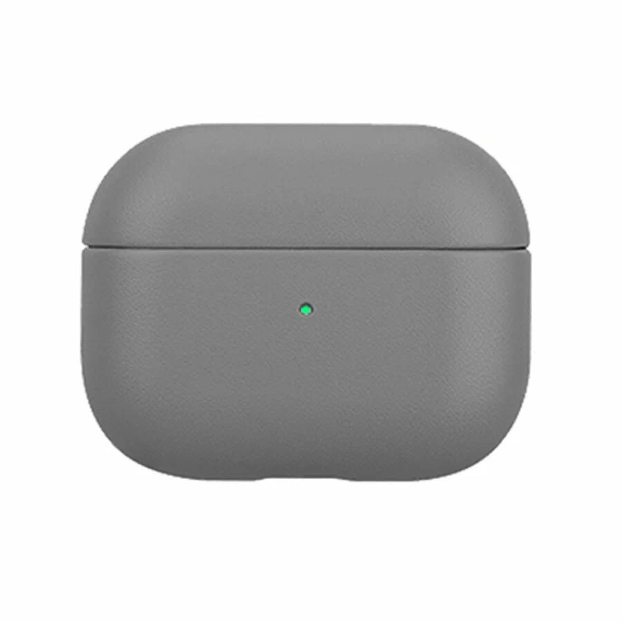 Чехол Kzdoo LuxCraft+ для AirPods 4 искусcтвенная кожа (серый) Чехол Kzdoo LuxCraft+ для AirPods 4 искусcтвенная кожа (серый)