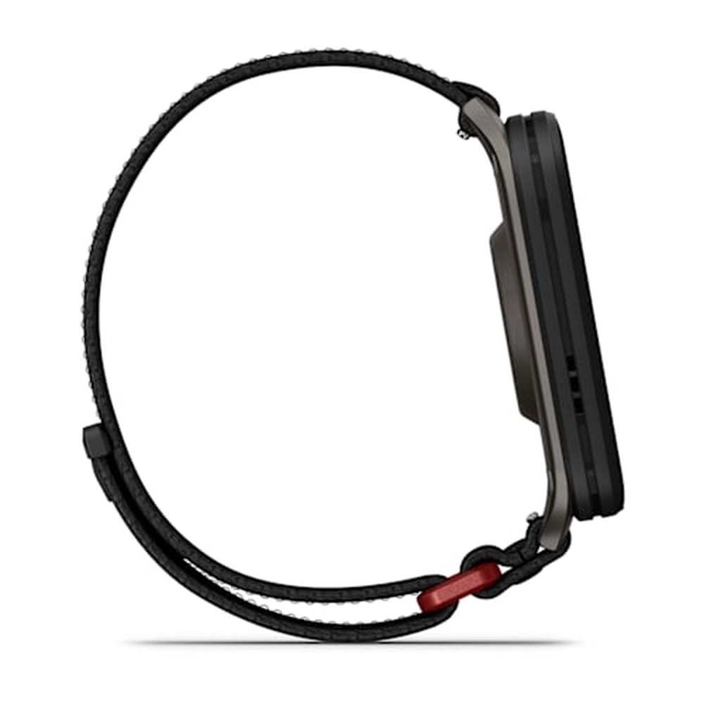 Смарт-часы Garmin Venu X1 - 51 mm, Черный с серой титановой крышкой, черный нейлоновый ремешок