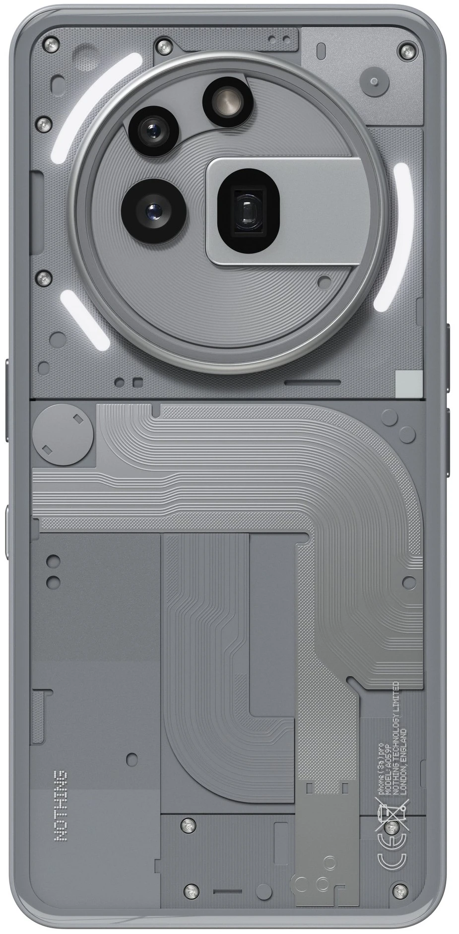 Смартфон Nothing Phone 3A Pro, 12/256 ГБ (Серый | Grey)