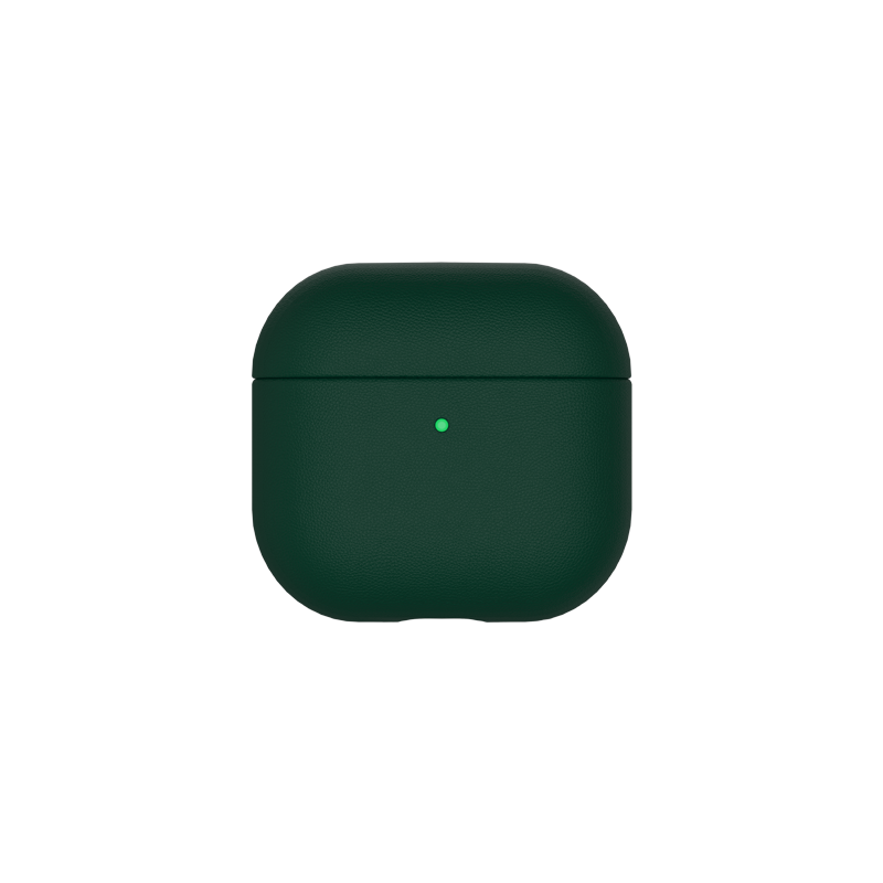 Чехол K-DOO LUXCRAFT Precision Protection for Airpods 4 премиальная кожа Зеленый