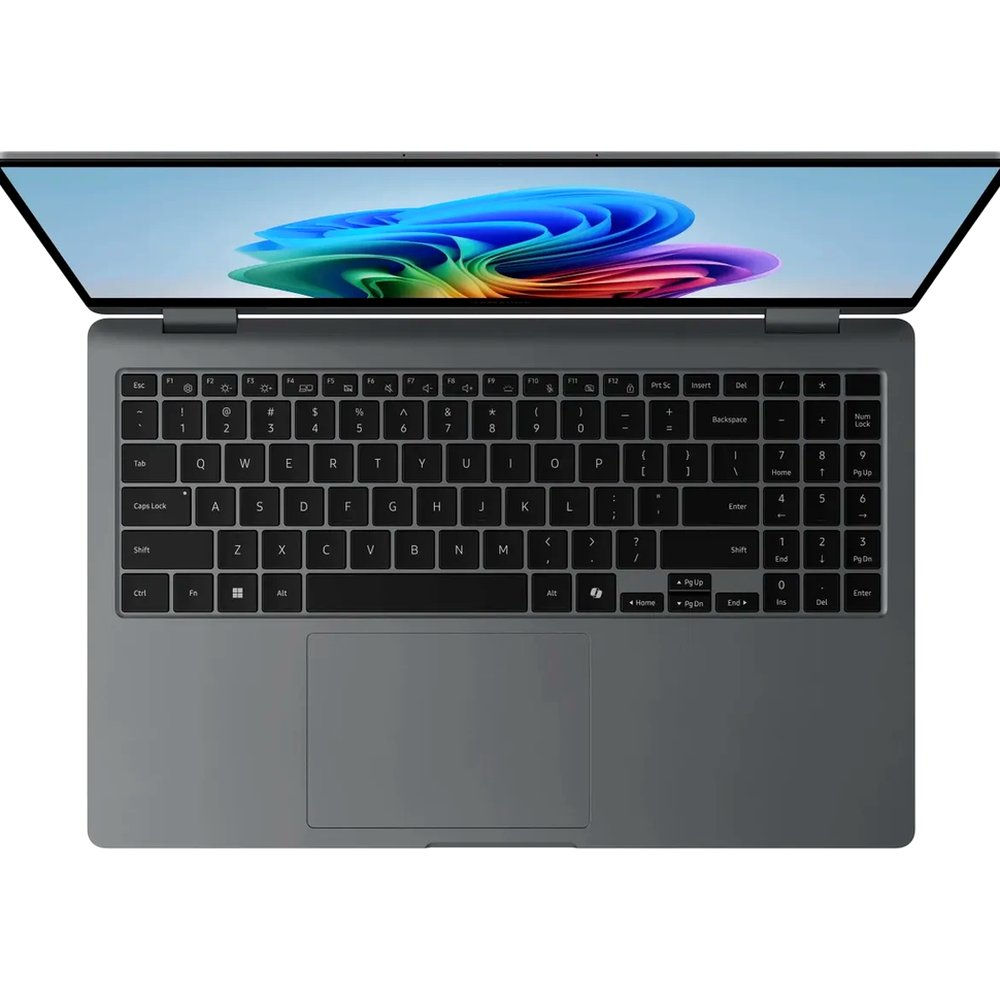 Ноутбук Samsung Galaxy Book5 360 Touch NP750QHA-LG3IN (15.6", Intel Core Ultra 7 256V, 16 ГБ, 1 ТБ SSD, сенсорный экран, Windows) NP750QHA-LG3IN, серый