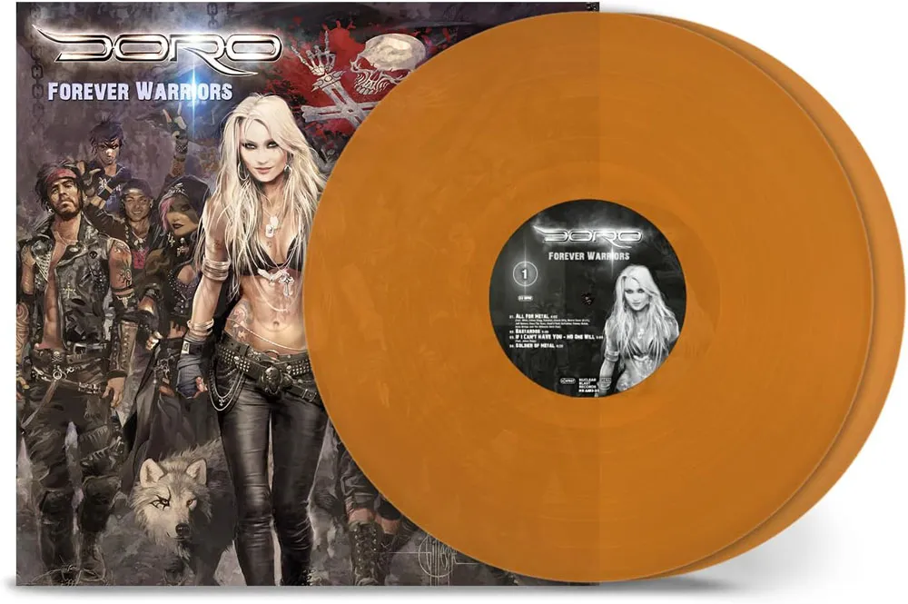 Виниловая пластинка DORO - Forever Warriors (Transparent Orange)