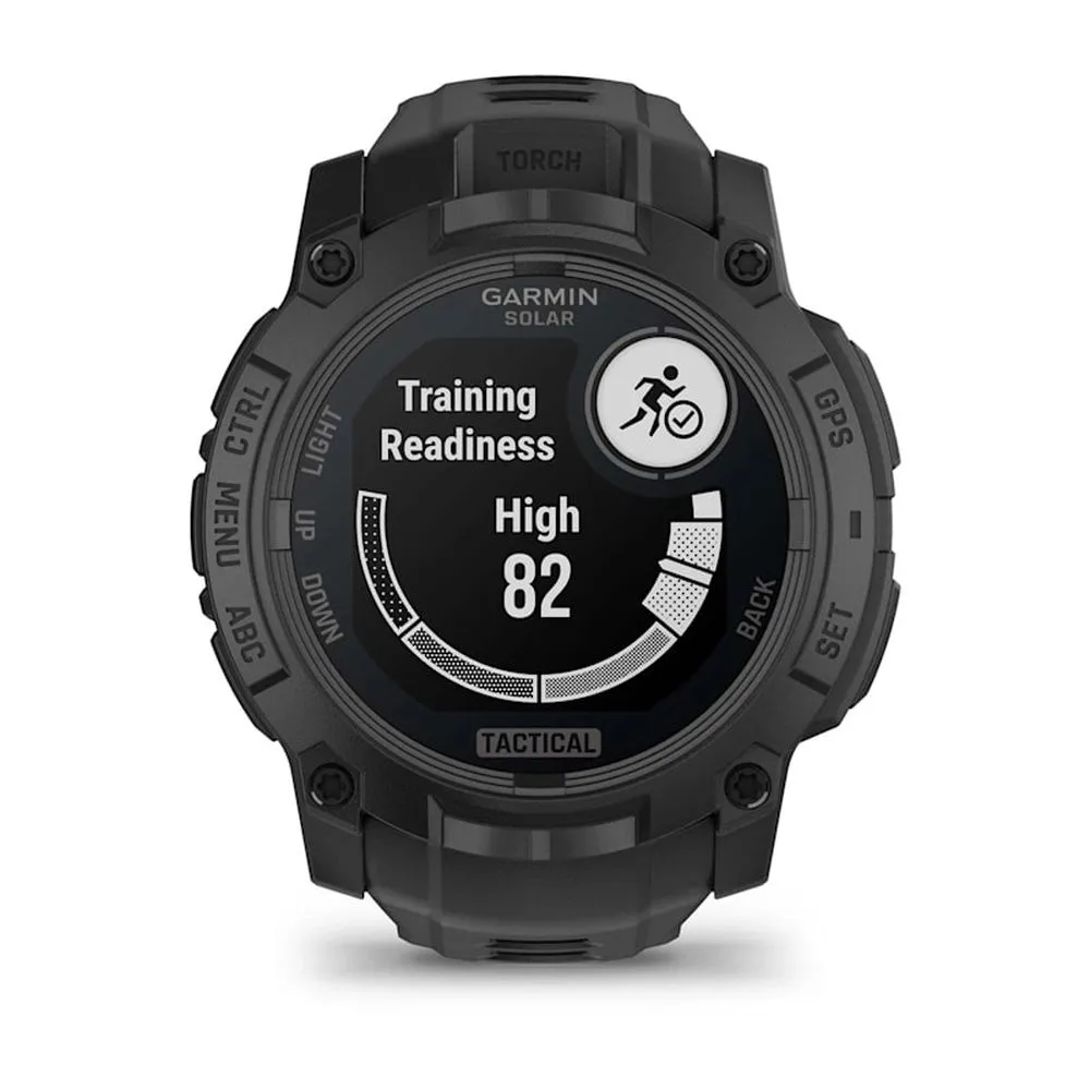 Смарт-часы Garmin Instinct 3 Tactical Edition - 50 mm, Solar, Черный, черный ремешок