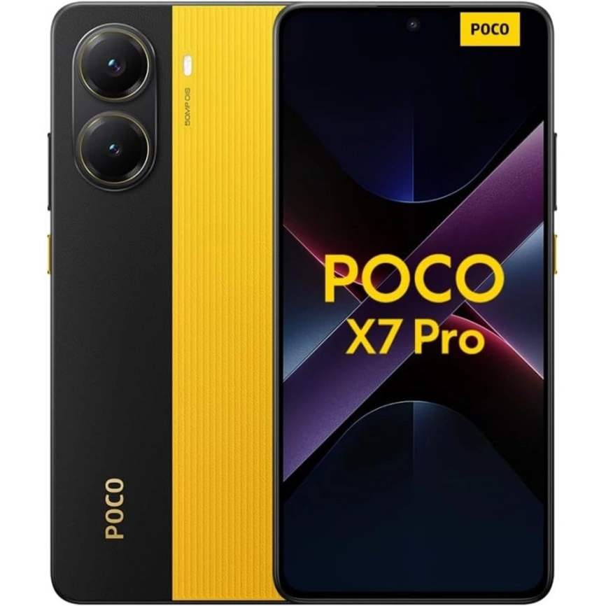 Смартфон Xiaomi Poco X7 Pro | 12-512 ГБ Желтый