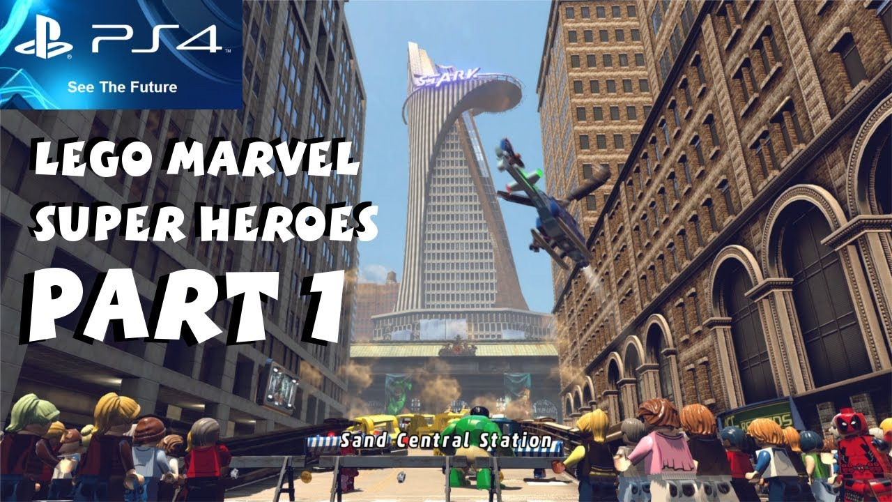 Игра LEGO Marvel Super Heroes, английский язык (PS4)