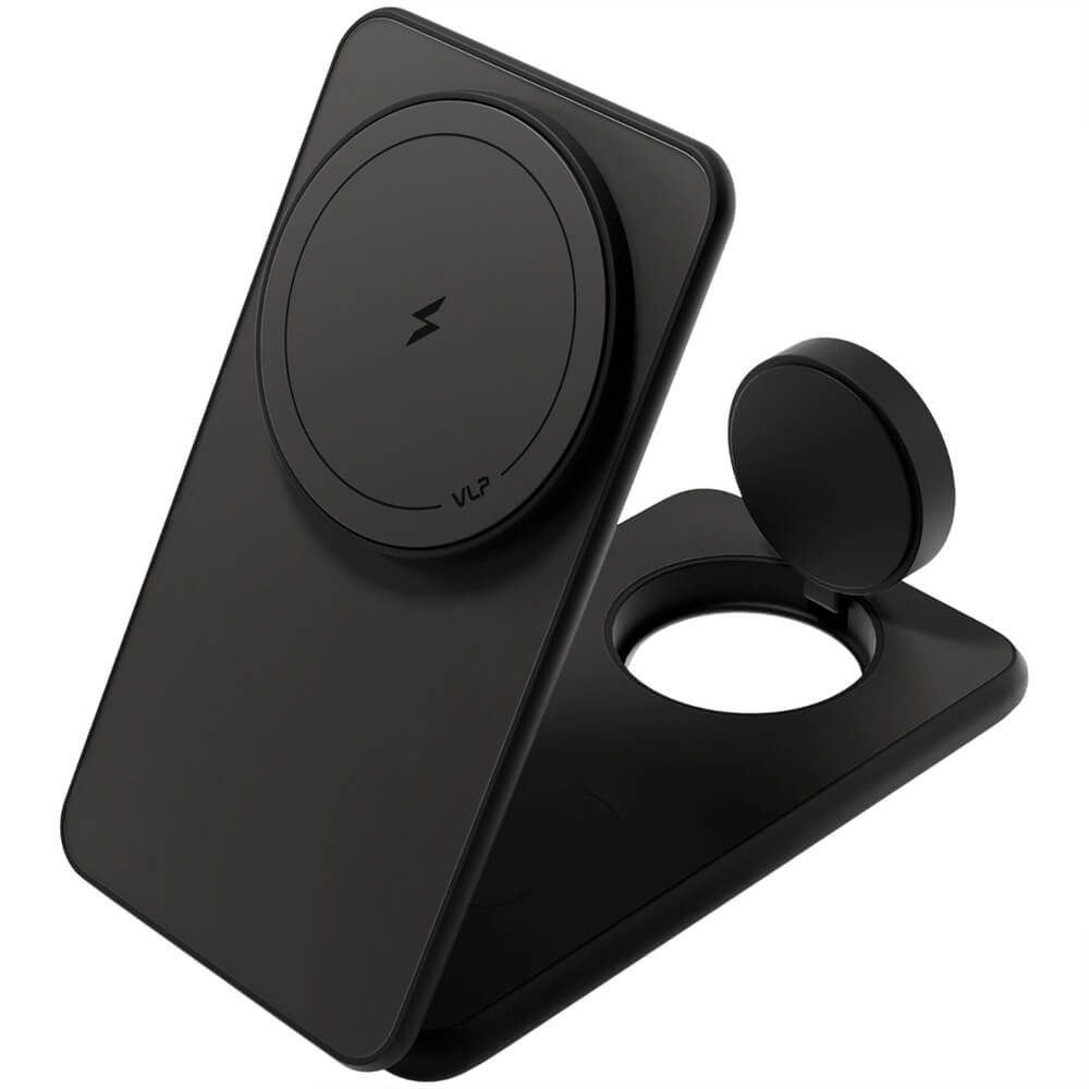Беспроводное зарядное устройство VLP Alum Power Pro для Samsung, Черный