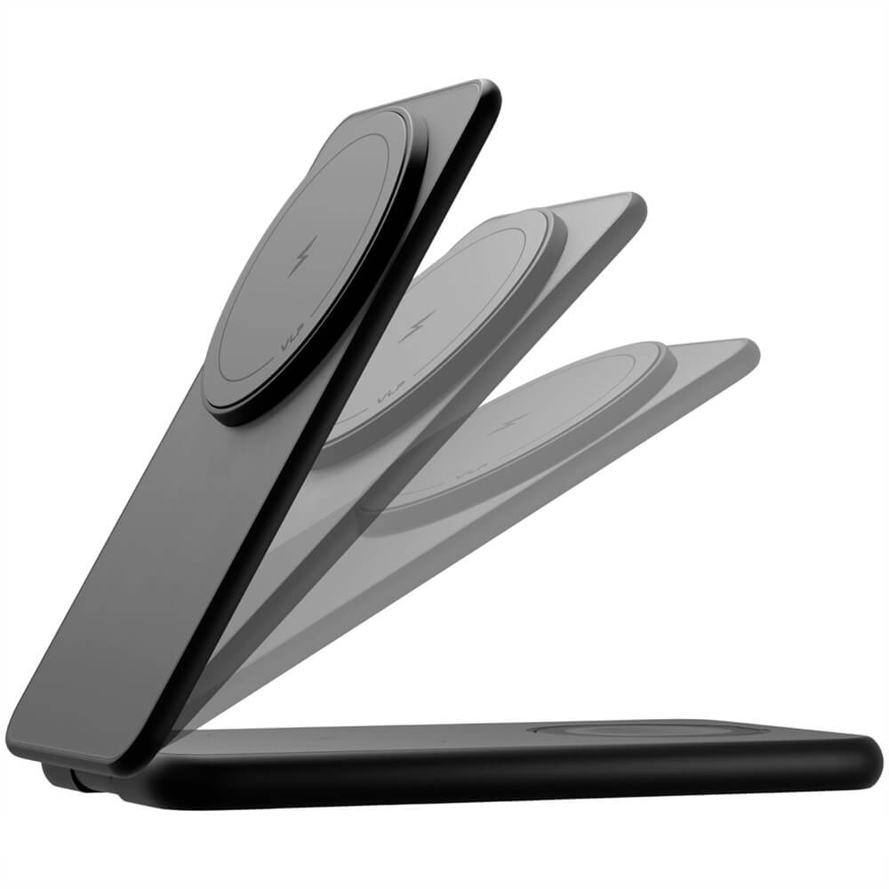 Беспроводное зарядное устройство VLP Alum Power Pro для Samsung, Черный