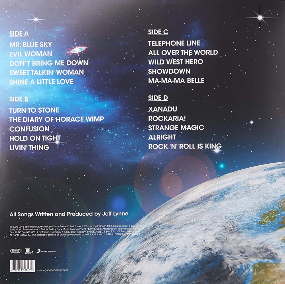 Виниловая пластинка ELECTRIC LIGHT ORCHESTRA - All Over The World: The Very Best Of