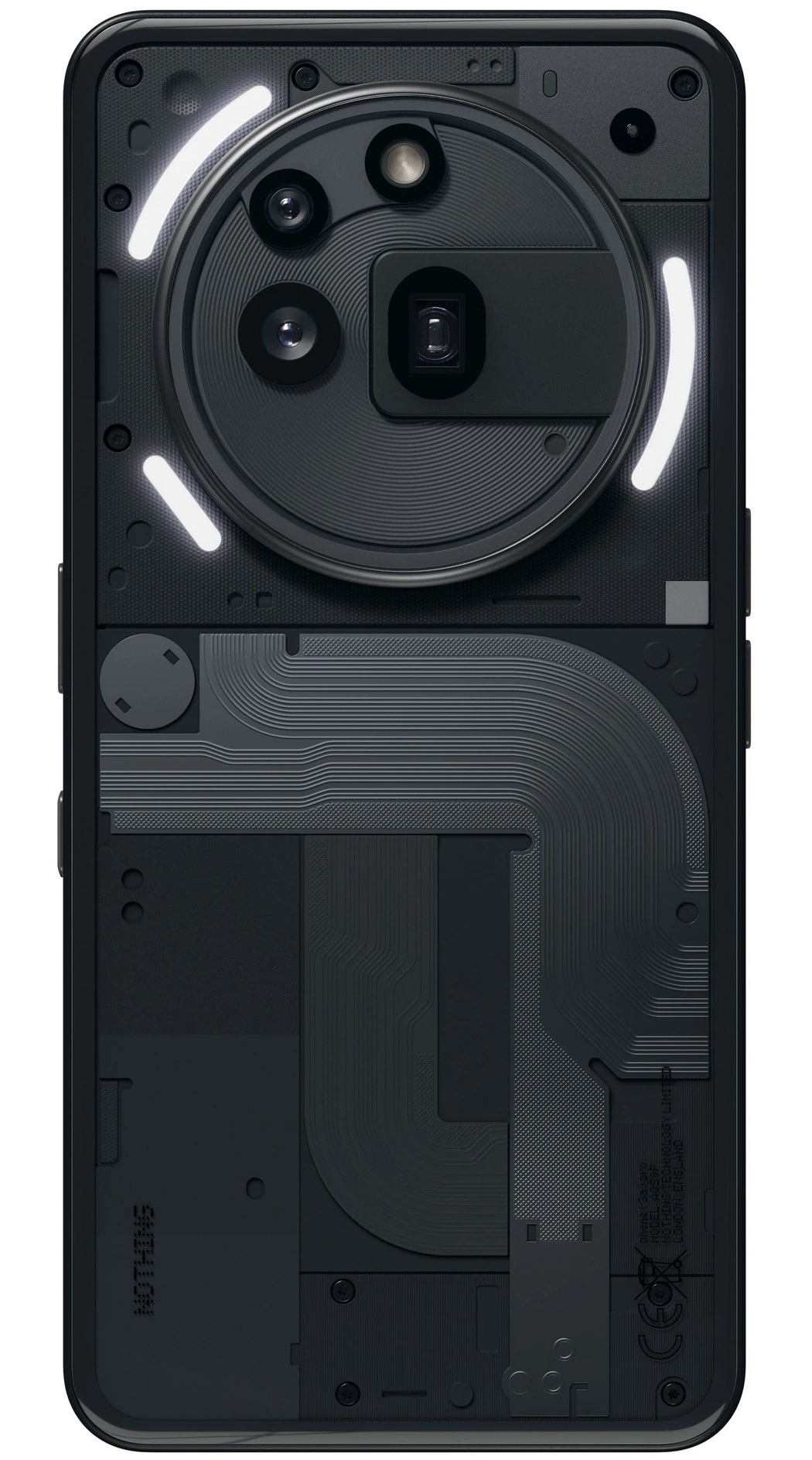 Смартфон Nothing Phone 3A Pro, 12/256 ГБ Черный