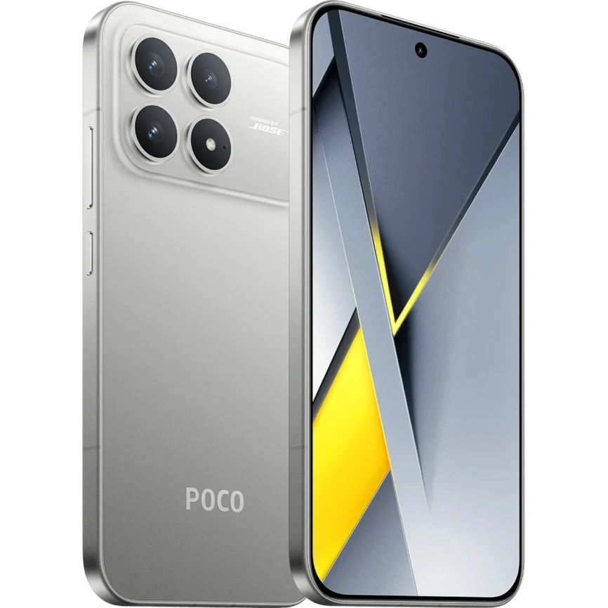 Смартфон Xiaomi Poco F8 Pro 12/256 ГБ, серебристый (Silver) 2510DPC44G