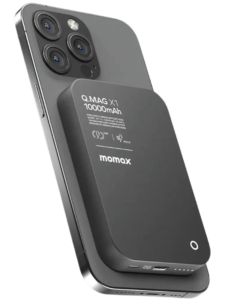 Внешний аккумулятор Momax Q.Mag X1 10000mAh Черный