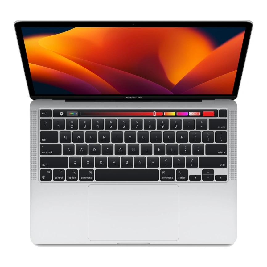 Ноутбук MacBook Pro 13" M2 (2022) 8C CPU/10C GPU, 8 ГБ RAM, 512 ГБ SSD, Touch Bar, Silver