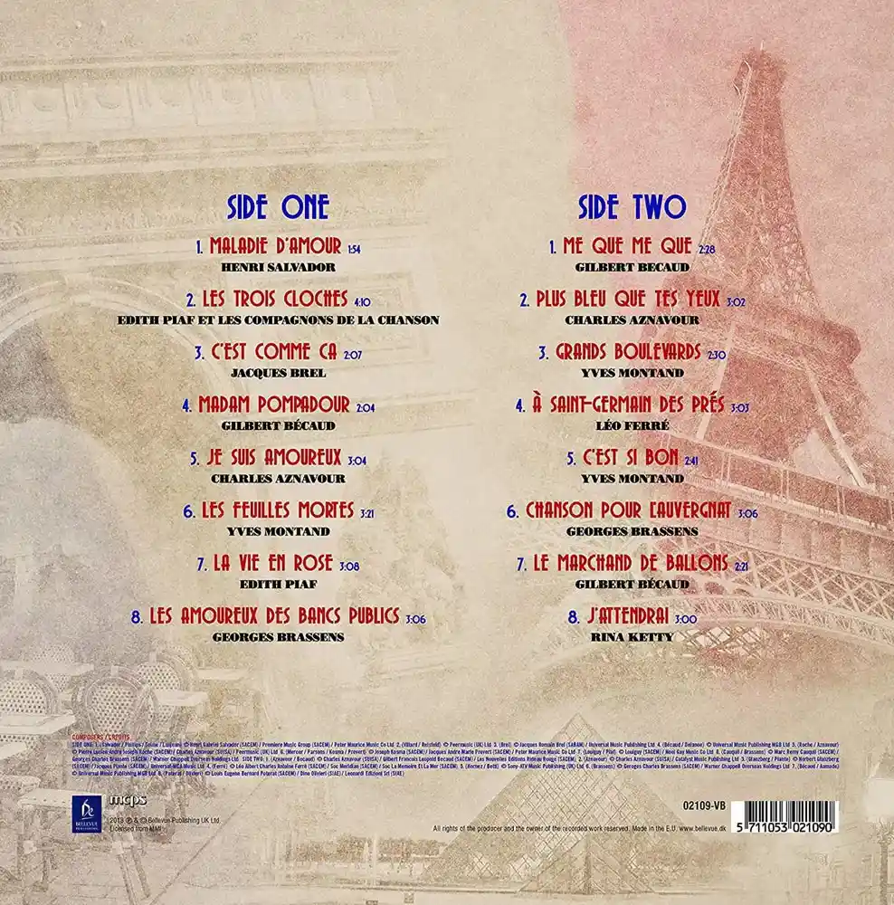 Виниловая пластинка VARIOUS ARTISTS - Vive La France