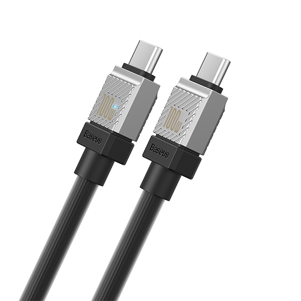Кабель Baseus Coolplay Series Fast Charging Cable USB Type-C 100W 2 м, Черный