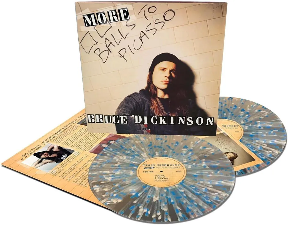 Виниловая пластинка DICKINSON BRUCE - More Balls To Picasso (White & Blue Splatter)