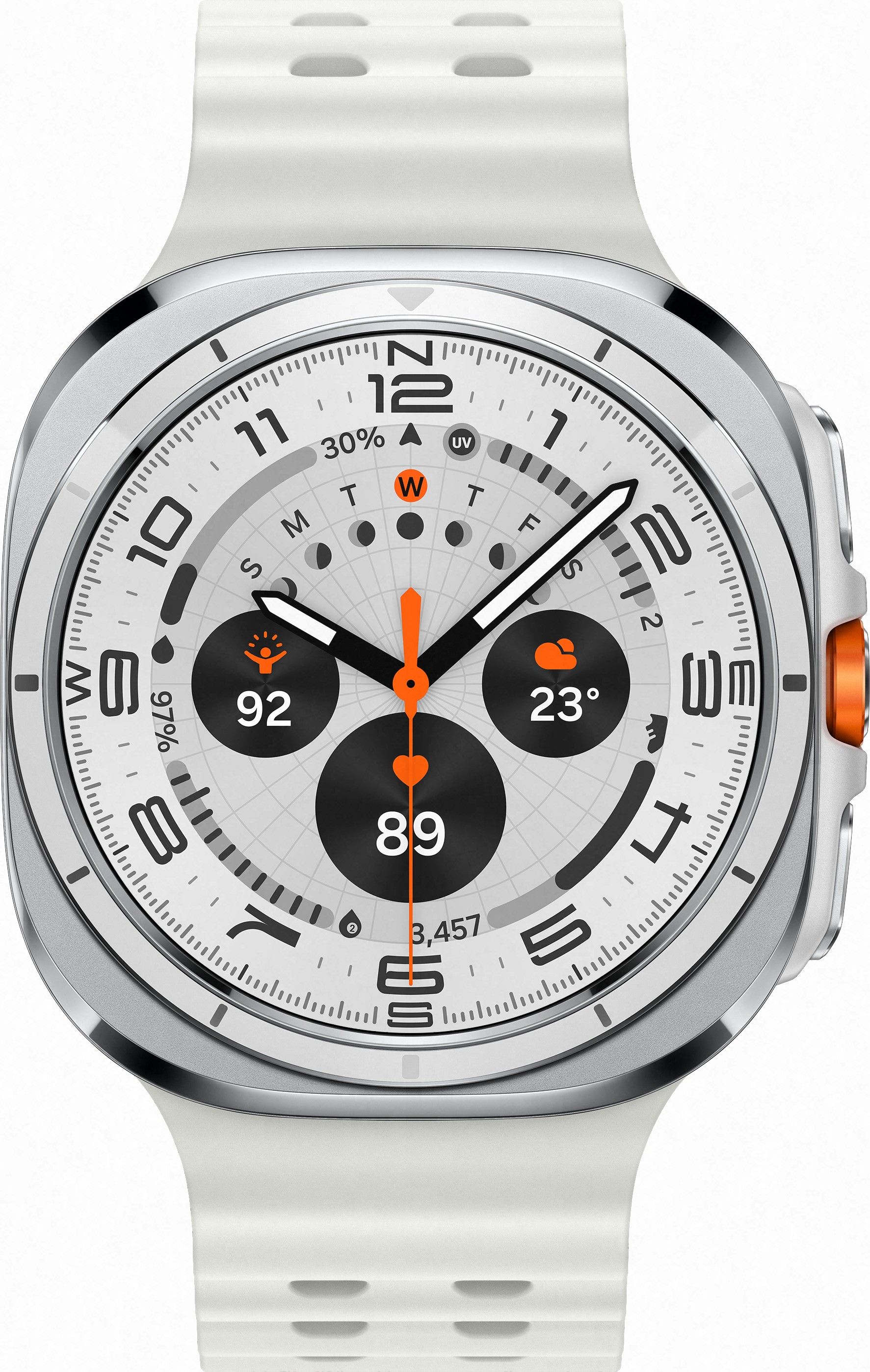 Смарт-часы Samsung Galaxy Watch Ultra (2025) - 47 mm (SM-L705) Titanium White (белый ремешок) Смарт-часы Samsung Galaxy Watch Ultra (2025) - 47 mm (SM-L705) Titanium White (белый ремешок)