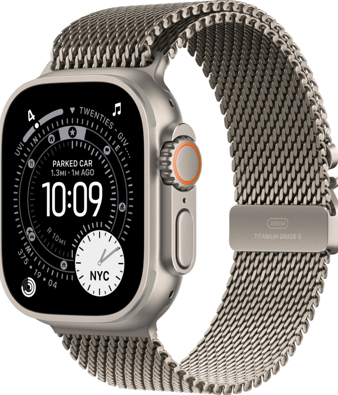 Смарт-часы Apple Watch Ultra 3 - 49 mm Natural Titanium Milanese Loop | Natural Titanium L