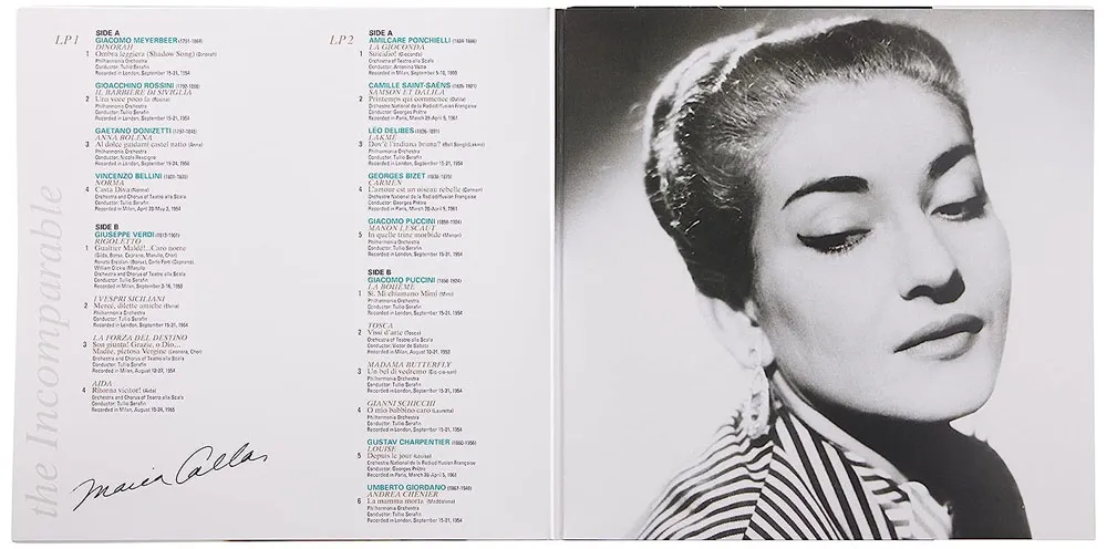 Виниловая пластинка CALLAS MARIA - Incomparable