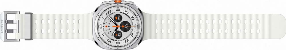 Смарт-часы Samsung Galaxy Watch Ultra (2025) - 47 mm (SM-L705) Titanium White (белый ремешок)