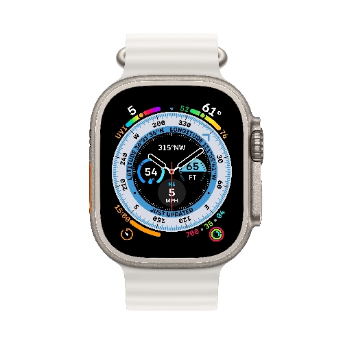 Смарт-часы Apple Watch Ultra - 49 mm корпус из титана | ремешок Ocean band | White