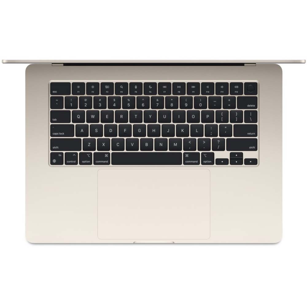 Ноутбук MacBook Air 13" M3 (2024) 8C CPU/10C GPU, 24 ГБ RAM, 1 ТБ SSD, (Starlight | Сияющая звезда) (Z1BB000MG)