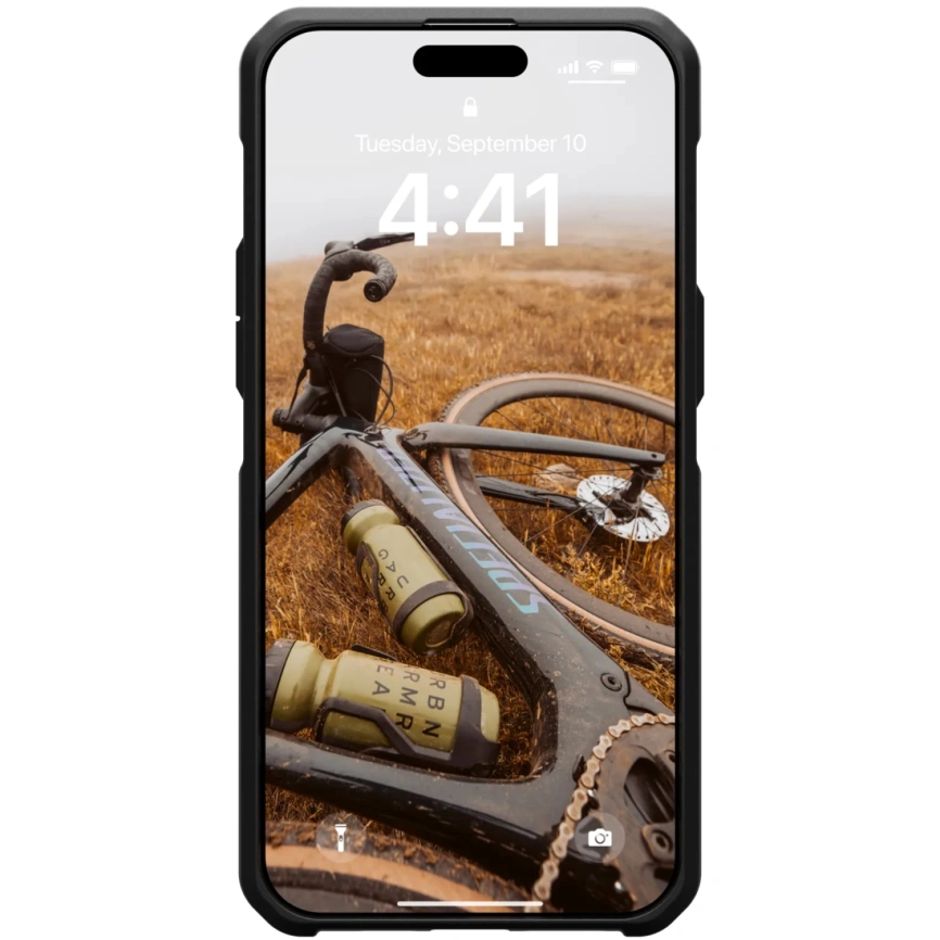Чехол с поддержкой MAGSAFE Uag Metropolis LT ткань Kevlar для iPhone 15 Pro, цвет Оливковый