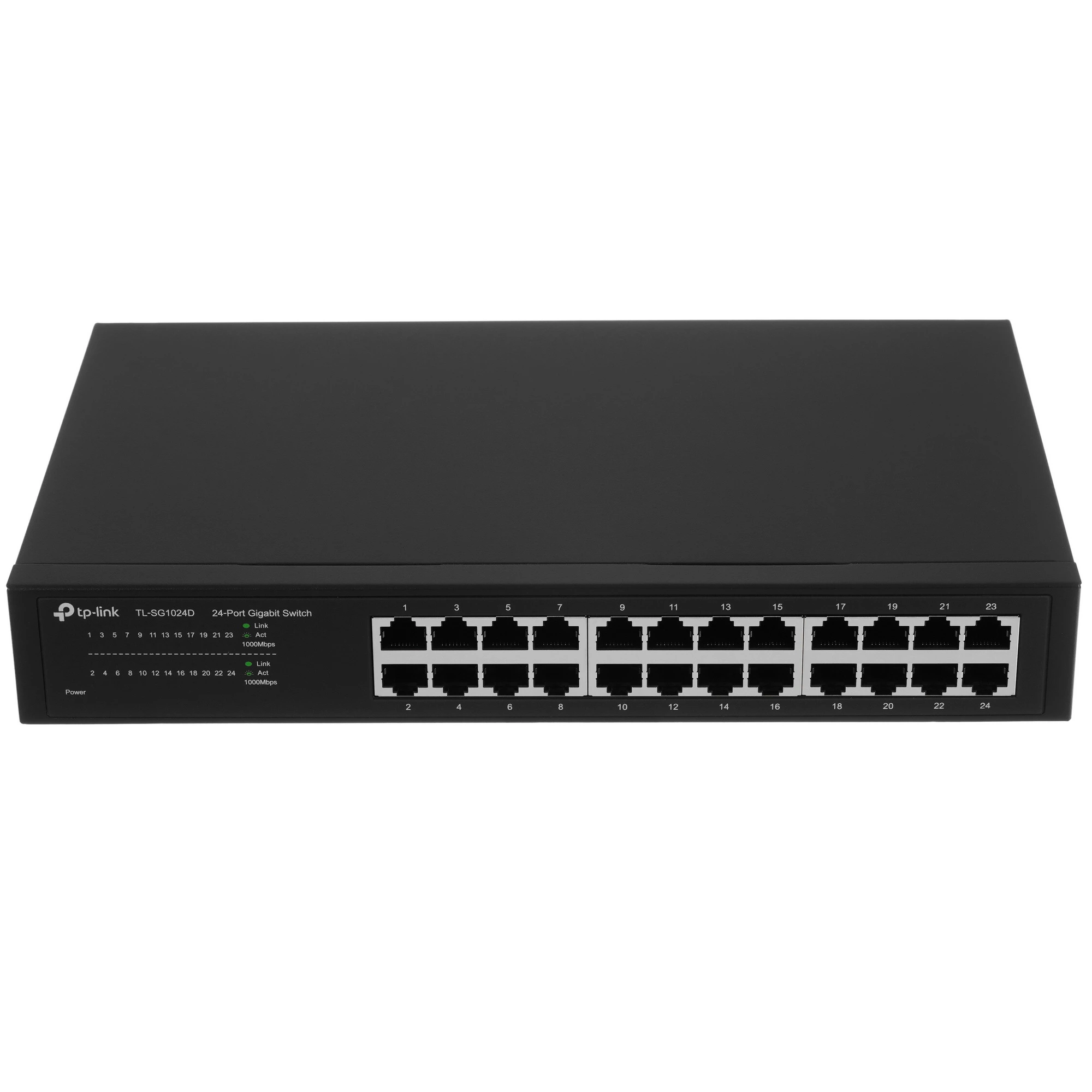Коммутатор TP-Link TL-SG1024D, 24 портов, 1 Гбит/с, Неуправляемый