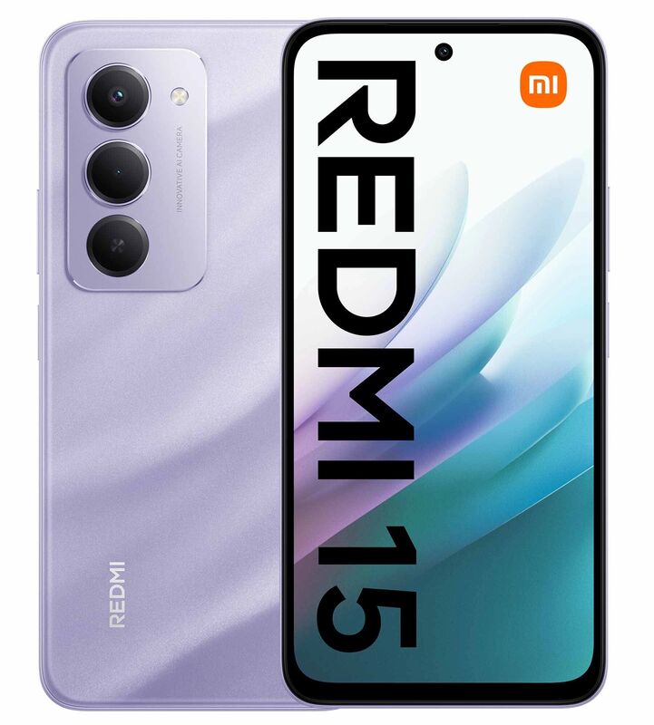 Смартфон Xiaomi Redmi 15 4G | 8/256 ГБ Фиолетовый Смартфон Xiaomi Redmi 15 4G | 8/256 ГБ Фиолетовый