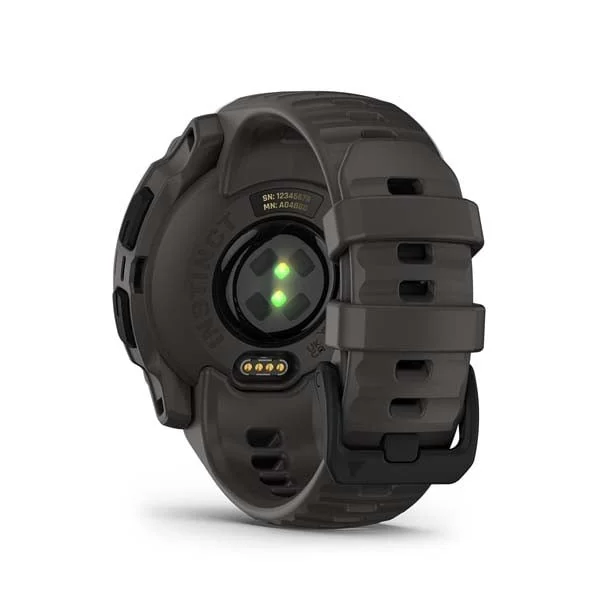 Смарт-часы Garmin Instinct E - 45 mm, Черный, угольно-черный силиконовый ремешок