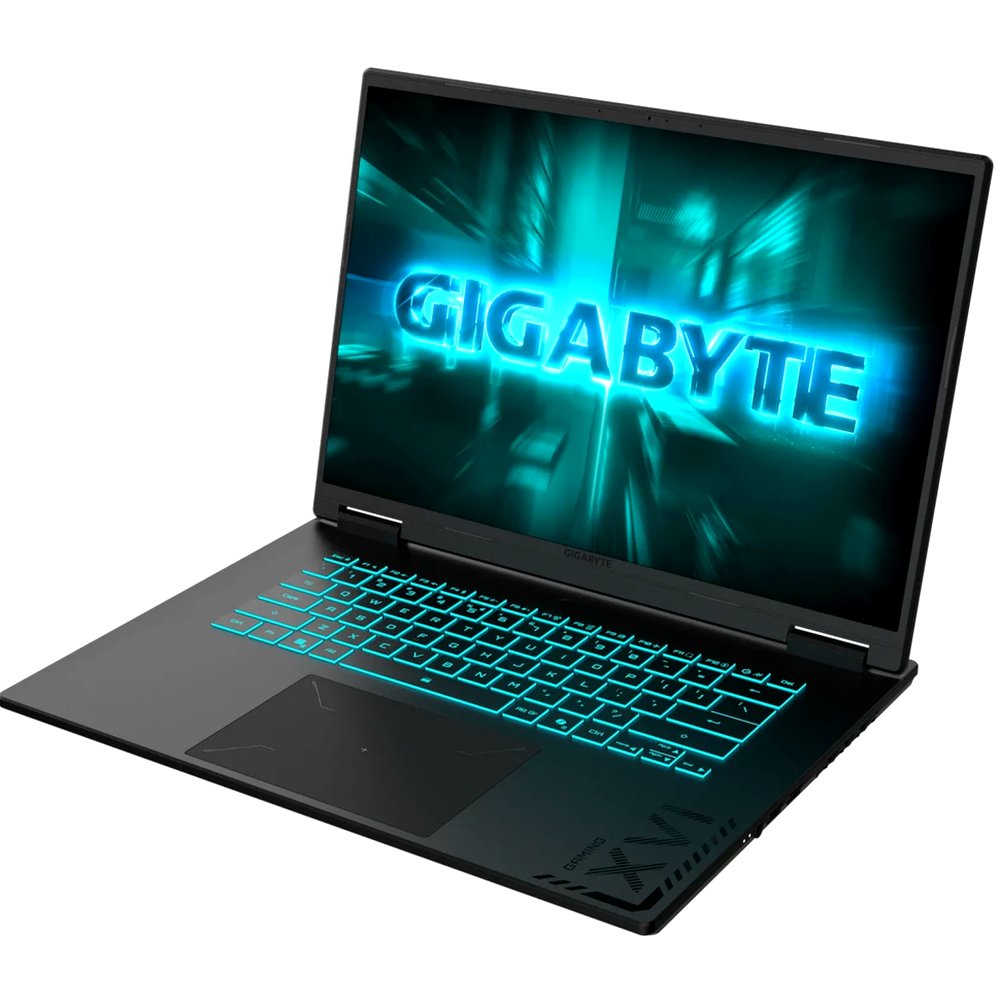 Ноутбук Gigabyte Gaming A16 GA63H 3THK3KZ894SD (16", AMD Ryzen 7 260, 16 ГБ, 1 ТБ SSD, RTX 5050 8 ГБ, 165 Гц) Черный