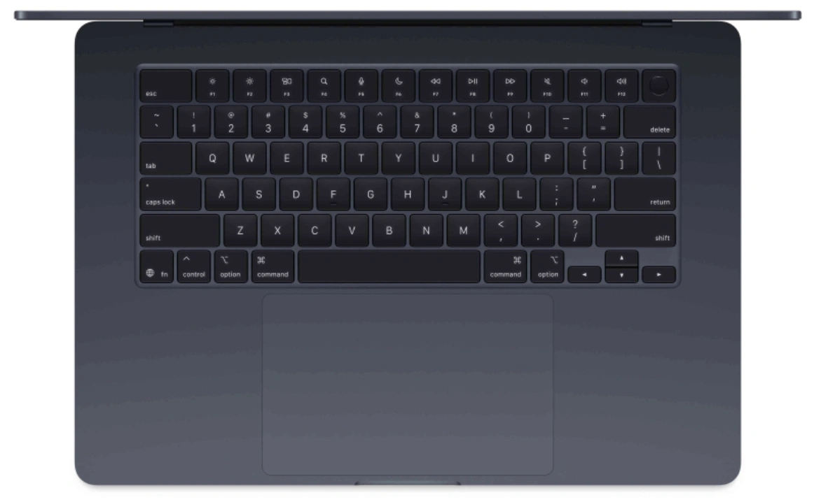 Ноутбук MacBook Air 15" M5 (2026) 10C CPU/10C GPU, 24 ГБ RAM, 1 ТБ SSD, (Midnight | Тёмная ночь)