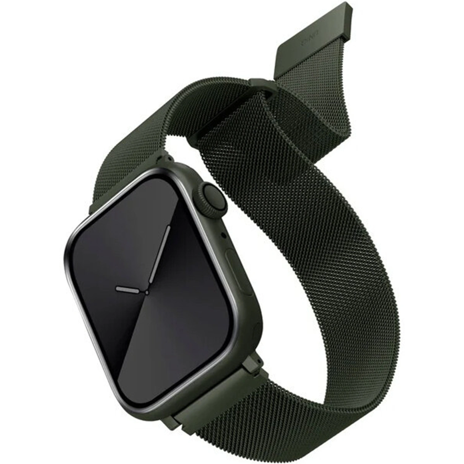 Ремешок Uniq Dante Strap Mesh Steel для Apple Watch 44/45/49 Зеленый