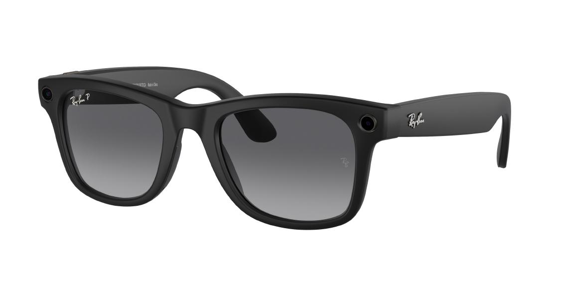 Умные очки Ray-Ban Meta Wayfarer RW4008 Matte Black/Polar Gradient Graphite 601S/T3 размер L Умные очки Ray-Ban Meta Wayfarer RW4008 Matte Black/Polar Gradient Graphite 601S/T3 размер L