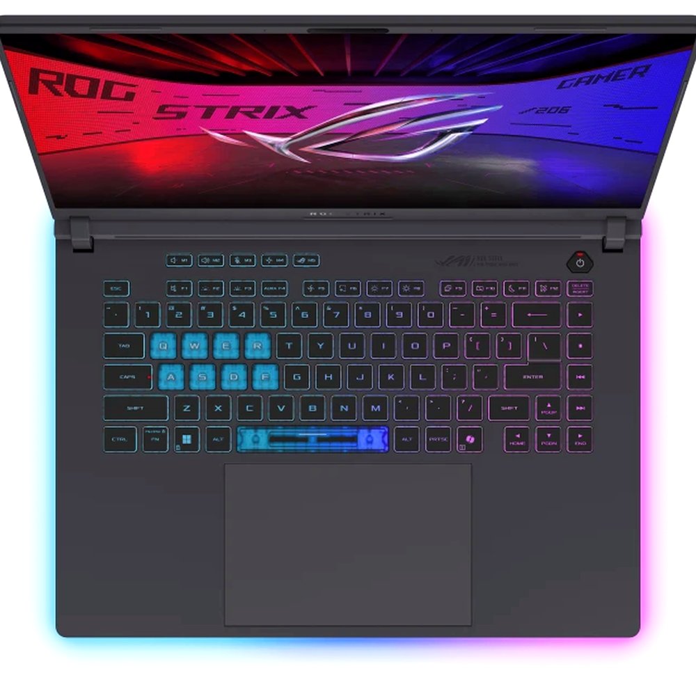 Ноутбук ASUS ROG Strix G16 G615JMR-TS414 (16", Intel Core i7 14650HX, 16 ГБ, 512 ГБ SSD, RTX 5060 8 ГБ, 165 Гц) 90NR0LB1-M00KA0, серый