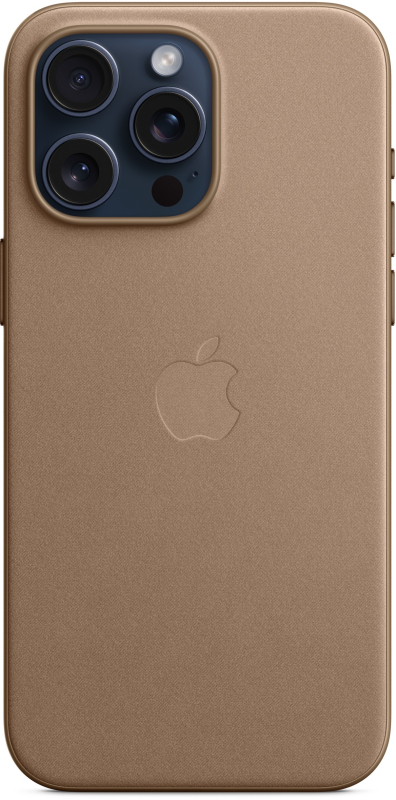 Чехол Apple MagSafe FineWoven для iPhone 15 Pro Max, светло-коричневый
