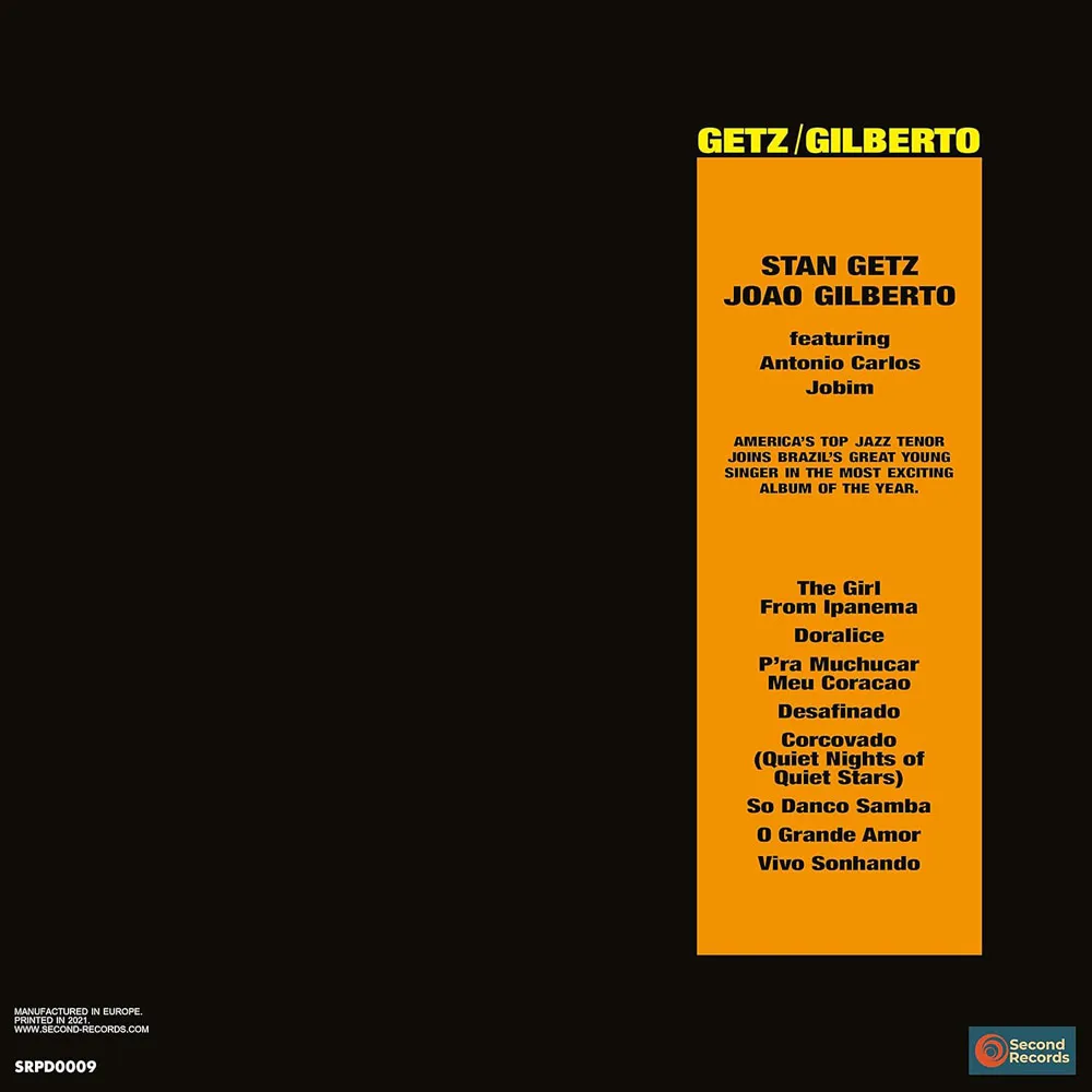 Виниловая пластинка GILBERTO JOAO - Getz / Gilberto