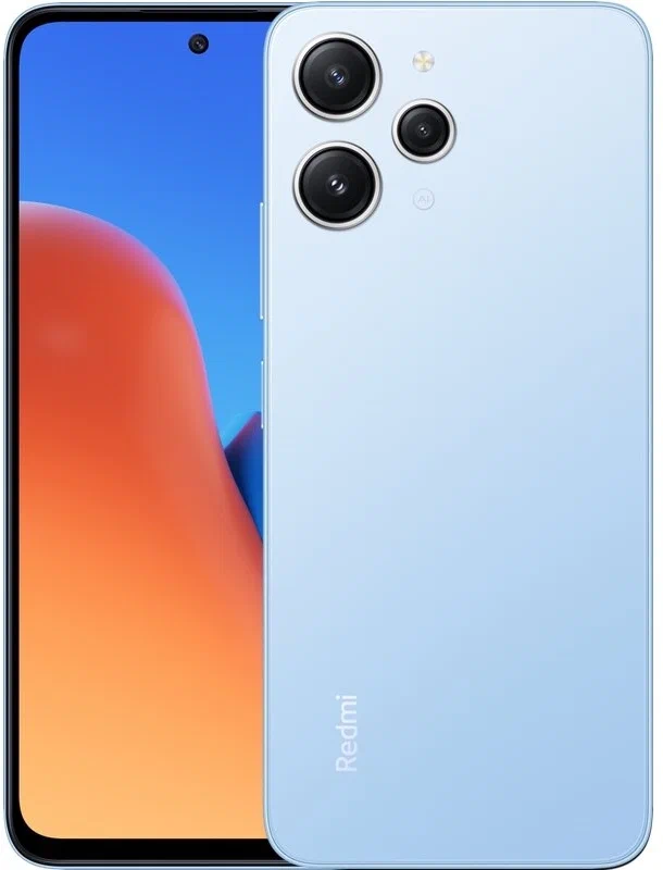 Смартфон Xiaomi Redmi 12 | 4/128 ГБ Ростест (EAC) Голубой