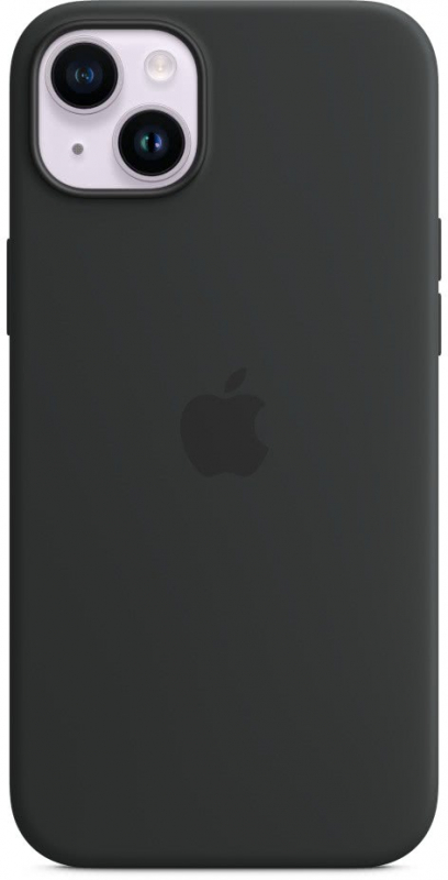 Чехол iPhone 14 Plus Silicone MagSafe, темная ночь
