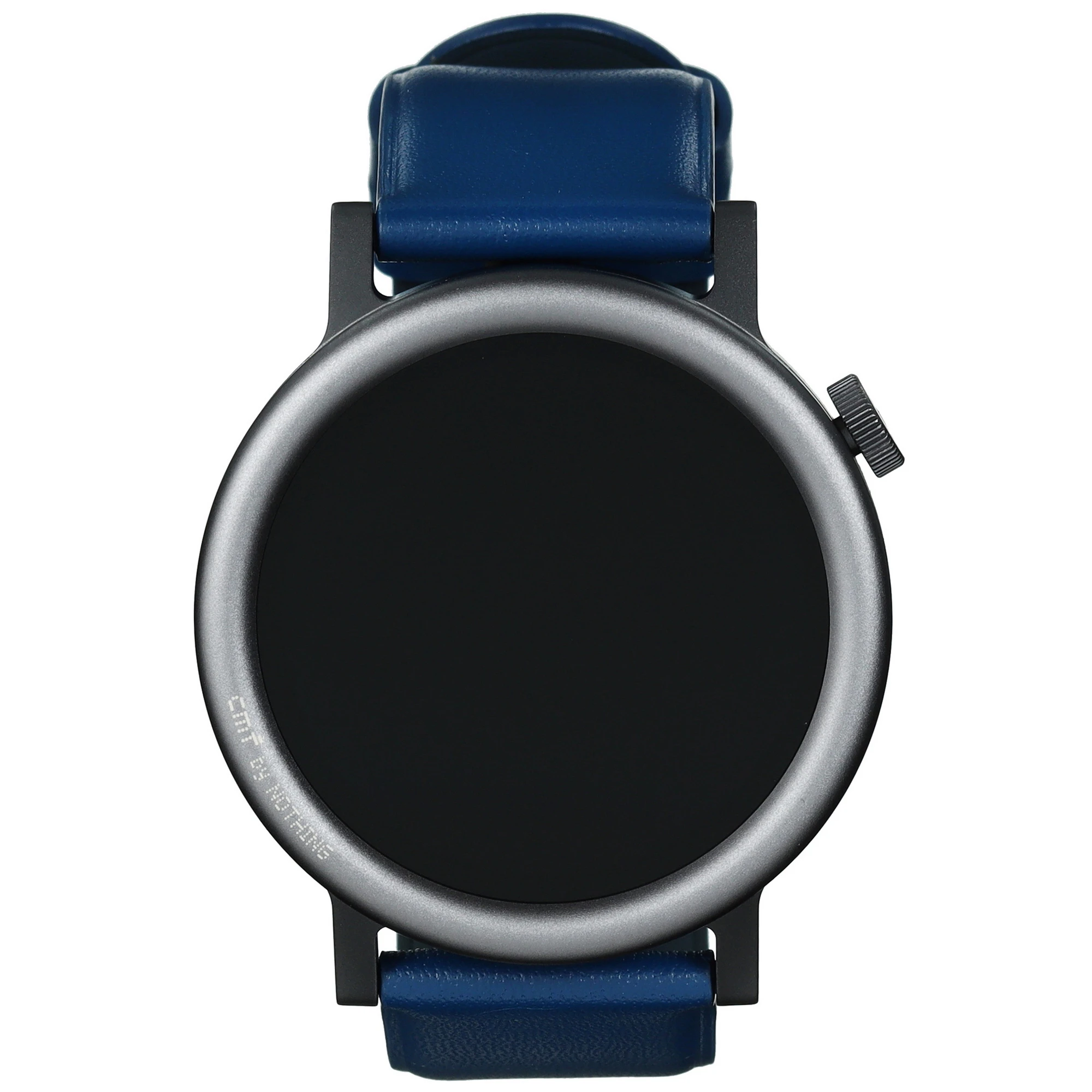 Смарт-часы CMF by Nothing Watch Pro 2 - тёмно-серый безель, синий кожаный ремешок