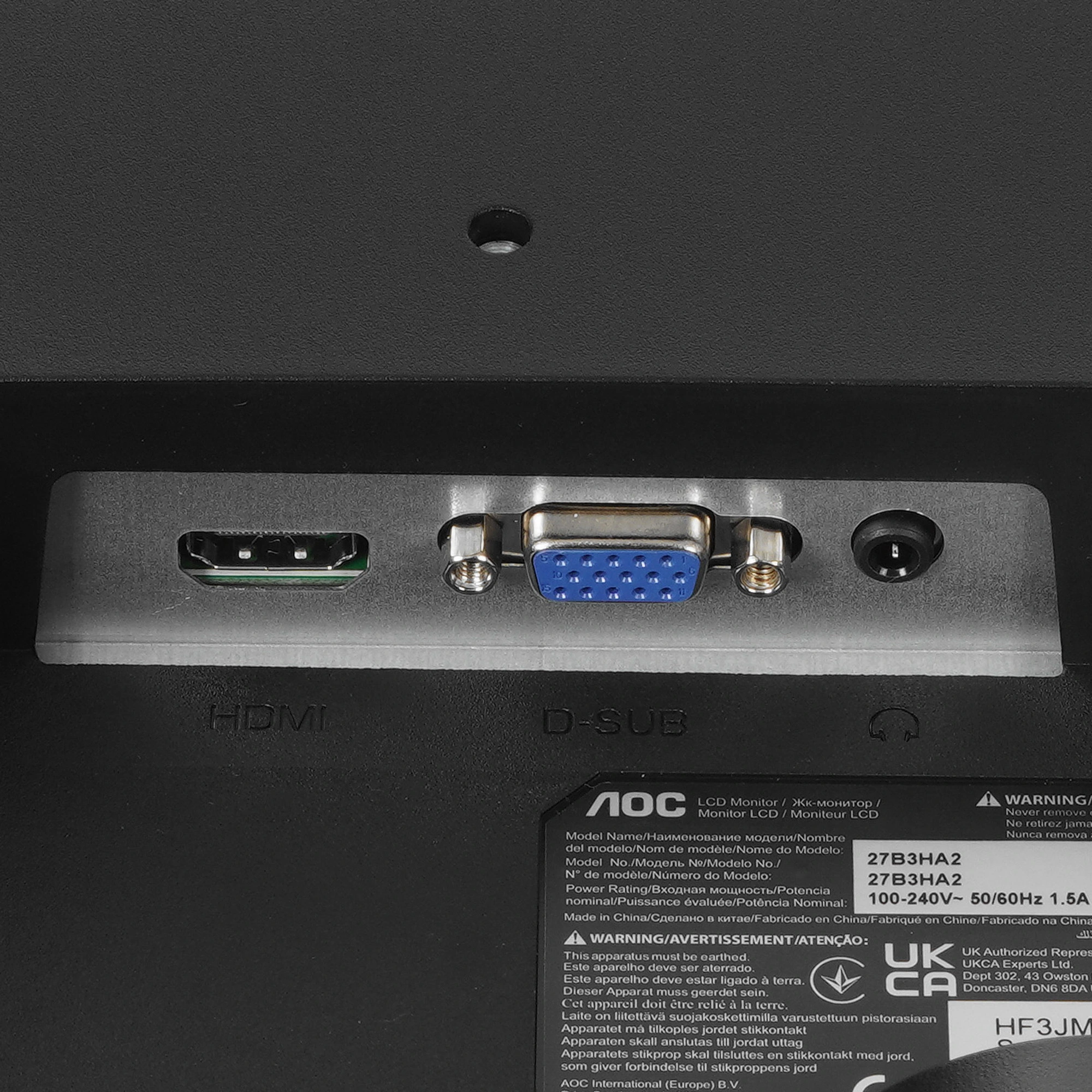 Монитор AOC 27B3HA2 27" 100 Гц IPS Черный
