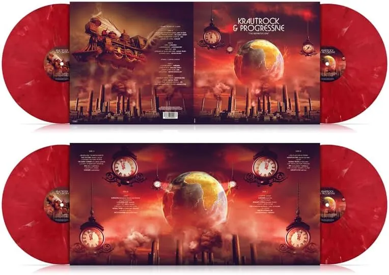 Виниловая пластинка VARIOUS ARTISTS - Krautrock And Progressive - The Definitive Era (Red Marble)