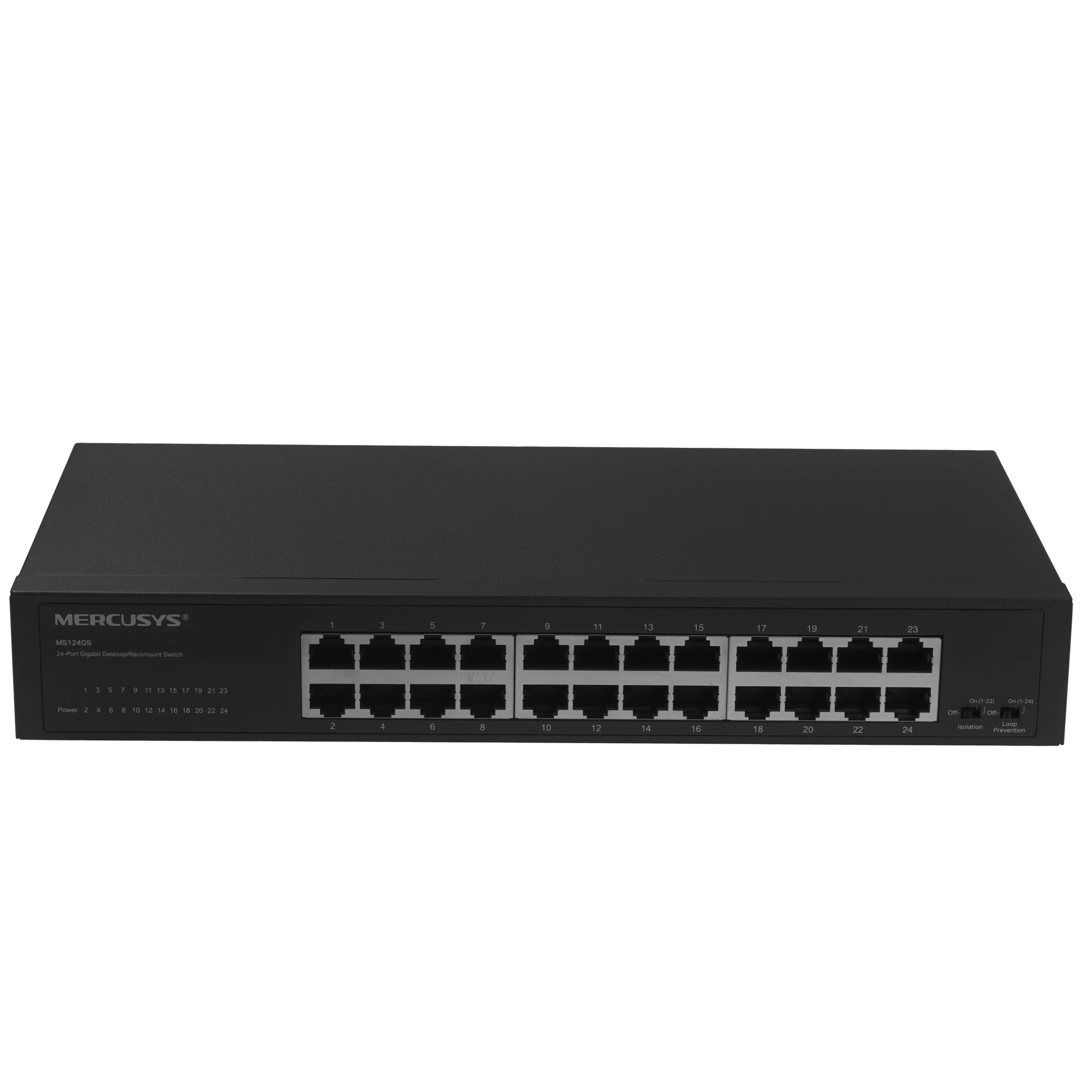 Коммутатор Mercusys MS124GS, 24 портов, 10/100/1000 Мбит/с, неуправляемый