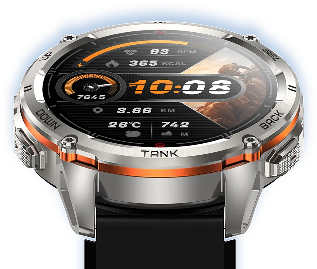 Смарт-часы Kospet Tank T3 Ultra 2 Silver
